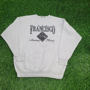 Vintage 1996 San-Francisco Sweatshirt Womens L/XL 23x25 USA